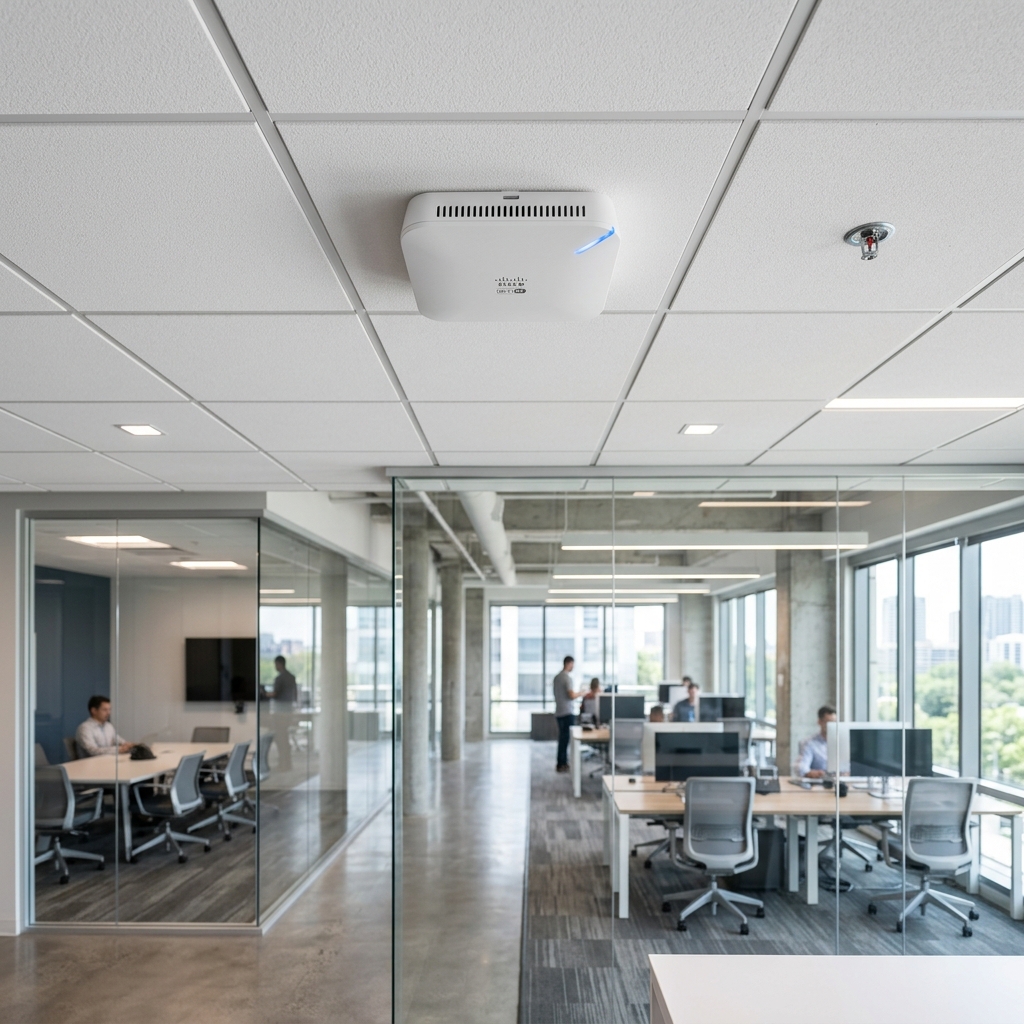High-Density Corporate Office Wi-Fi 6E Upgrade